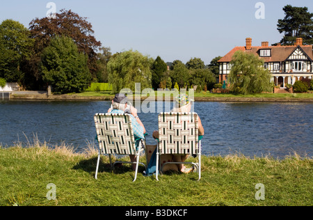 Tamise - Bourne End - Buckinghamshire Banque D'Images