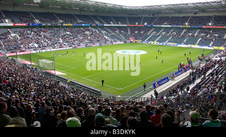 Football, 2. Bundesliga Borussia Moenchengladbach, 2007/2008, contre TuS Koblenz 1:0, stade Borussia Park, foule de spectateurs, fans Banque D'Images