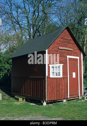 Cabane de pêcheurs, Malmo, Suède Banque D'Images