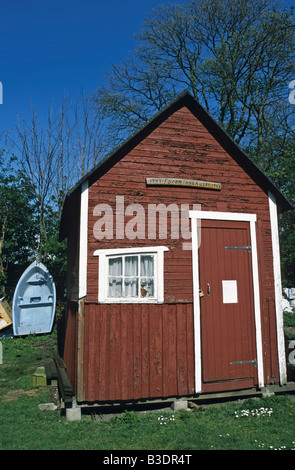 Cabane de pêcheurs, Malmo, Suède Banque D'Images