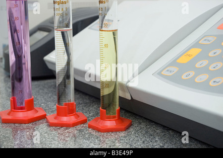 Tubes à essai Banque D'Images