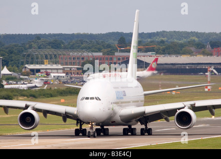 Airbus Industrie Airbus A380-841 afficher au Farnborough Airshow 2008 Banque D'Images