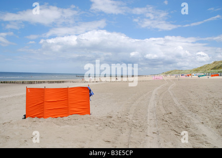 Plage de Domburg Zélande Pays-Bas Banque D'Images