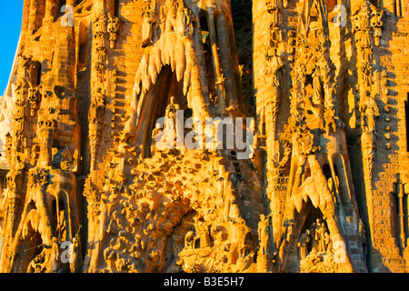 La Sagrada Familia Barcelone Catalogne Espagne Banque D'Images