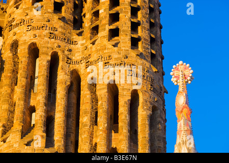 La Sagrada Familia Barcelone Catalogne Espagne Banque D'Images