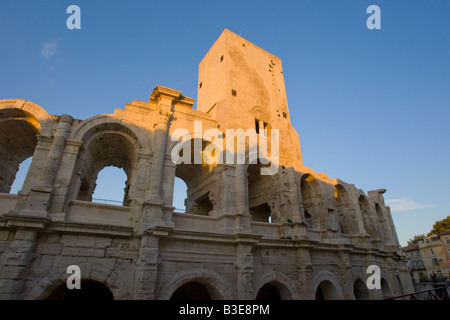 L'amphithéâtre romain à Arles France Banque D'Images