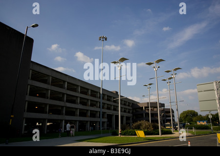 Manchester Airport Terminal 3 arrivées d'entrée Banque D'Images