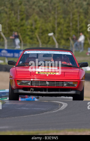 Ferrari Mondial t Didier Benaroya Fife Ecosse 2008 Knockhill Banque D'Images