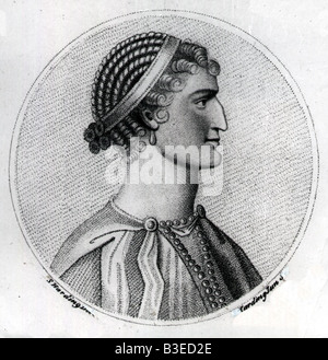 Cleopatra VII (Théa Philopator), 69 - 30 av. J.-C., Reine d'Egypte, portrait, profil, , Banque D'Images