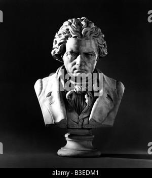 Beethoven, Ludwig van, 17.12.1770 - 26.3.1827, compositeur allemand, portrait, buste, Banque D'Images