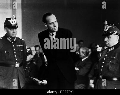 Helmuth von Moltke au Tribunal Populaire Banque D'Images