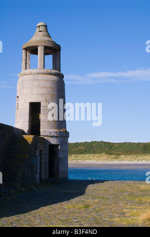 Le vieux phare de Port Logan, Galloway, au sud ouest de l'Écosse Banque D'Images