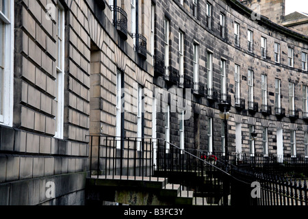 L'architecture géorgienne du cirque dans la nouvelle ville d'Édimbourg Banque D'Images