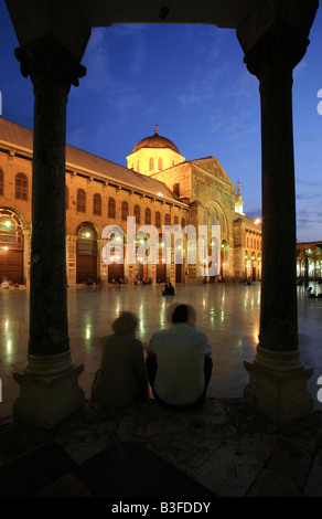 La Mosquée des Omeyyades, Damas, Syrie Banque D'Images