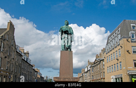 Statue de Thomas Chalmers et mathématicien chercheur 1769 - 1852 et un chef de l'Église libre d'Écosse Banque D'Images