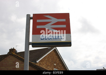 La gare de Bosham. Banque D'Images