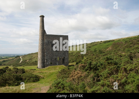 Papule Betsy industrie minière demeure Mary Tavy Nr Tavistock Devon, Angleterre Banque D'Images