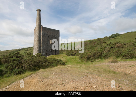 Papule Betsy industrie minière demeure Mary Tavy Nr Tavistock Devon, Angleterre Banque D'Images