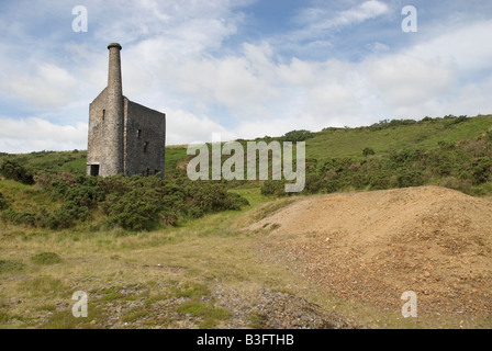 Papule Betsy industrie minière demeure Mary Tavy Nr Tavistock Devon, Angleterre Banque D'Images