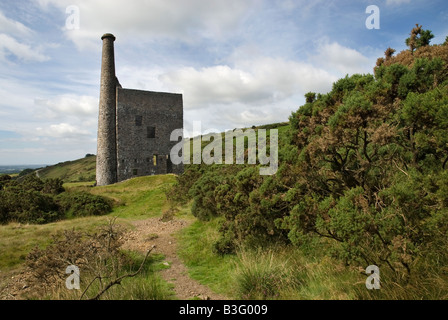 Papule Betsy industrie minière demeure Mary Tavy Nr Tavistock Devon, Angleterre Banque D'Images