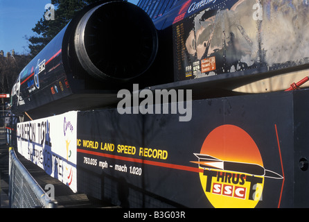 SSC poussée record du monde de vitesse au sol 763,035 mph Mach 1,02 Banque D'Images