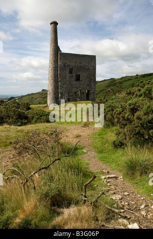 Papule Betsy industrie minière demeure Mary Tavy Nr Tavistock Devon, Angleterre Banque D'Images