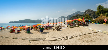 Olu Deniz beach Turquie Banque D'Images