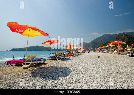 Olu Deniz beach Turquie Banque D'Images