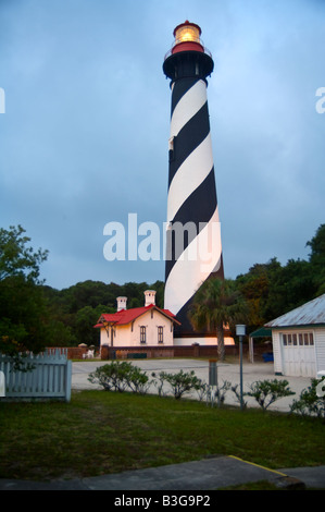 Image d'un phare photographie prise à St Augustine en Floride Banque D'Images