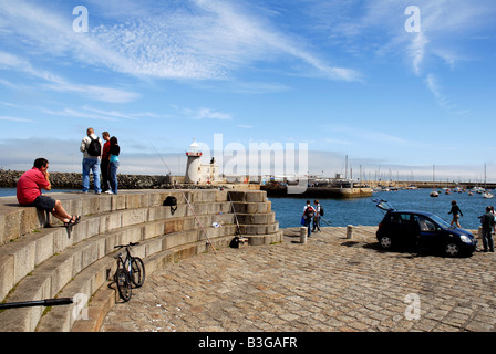 Le port de Howth Co de la mer d'Irlande Dublin Ireland Banque D'Images