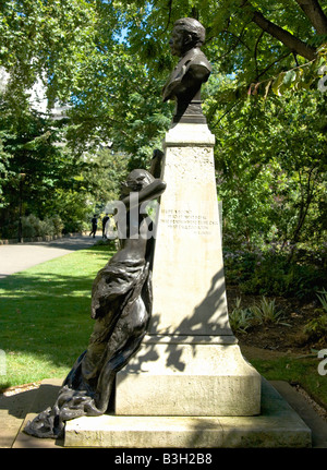 Sir Arthur Sullivan, Mémorial Victoria Embankment Gardens, Londres Banque D'Images