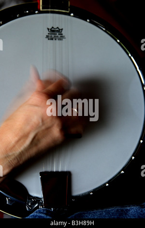 Joueur de banjo Banque D'Images