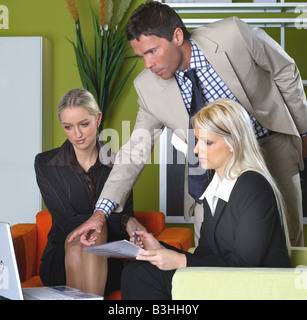 Réunion d'affaires Banque D'Images