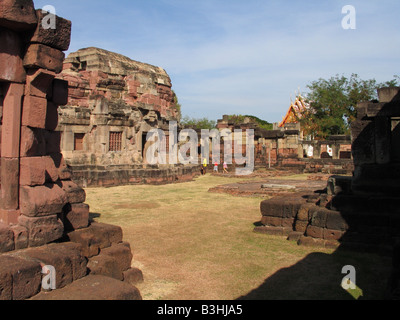 L'Asie, THAÏLANDE, Phanom Wan, le Khmer-Temple Banque D'Images