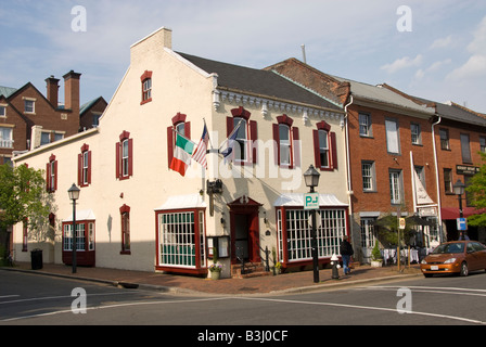 Washington DC USA Alexandria's Old Town architecture historique. Photo copyright Lee Foster Photo 34 washdc79381 Banque D'Images