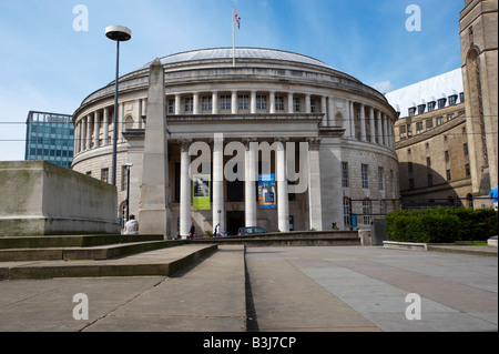 La Bibliothèque centrale de Manchester UK Banque D'Images