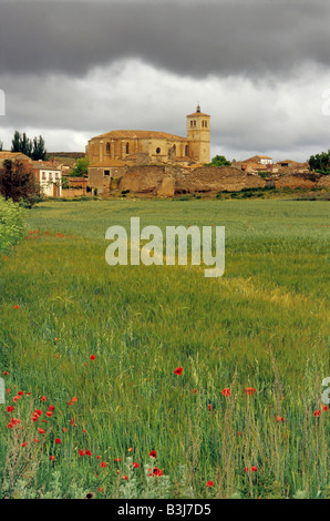 Colegiata de Santa Maria del Mercado à Berlanga de Duero Castilla Leon Espagne Banque D'Images