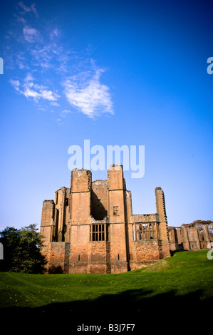 Le château de Kenilworth sur une journée d'été. Photo montre Leicester's Building Banque D'Images