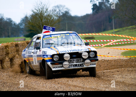 Ford Escort MK2 Rothmans voiture rallye Banque D'Images