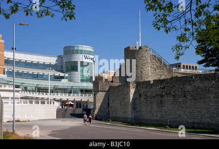 WestQuay de la vieille ville fortifiée, Southampton, UK Banque D'Images