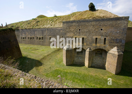 Le Drop Redoubt Fort Napoléonien de Dover Kent Banque D'Images