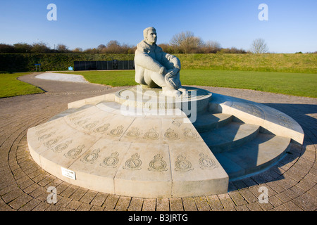 La Battle of Britain Memorial à Capel Le Ferne dans le Kent Banque D'Images