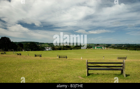 Cricket Tavistock Whitchurch Ring Down Dartmoor National Park Tavistock Devon, Angleterre Banque D'Images
