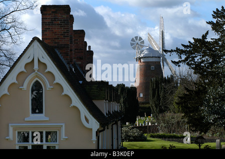 Thaxted Essex Angleterre John Webb moulin et hospices 2008 Banque D'Images