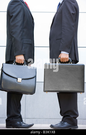 Business porte-documents à l'extérieur Banque D'Images