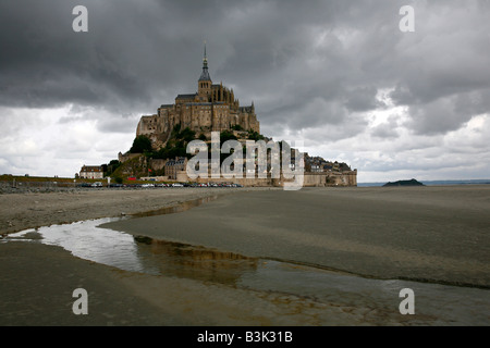 Juillet 2008 - Mont St Michel Normandie France Banque D'Images