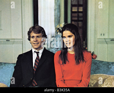 Histoire d'AMOUR 1970 Paramount film avec Ryan O'Neal et Ali Frédéric Babey Banque D'Images