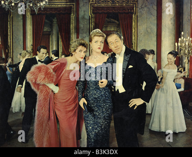 La DEBUTANTE 1958 MGM film avec de gauche Kay Kendall, Angela Lansbury et Rex Harrison Banque D'Images