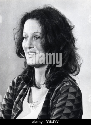 GERMAINE GREER écrivain australien et féministe en 1972 Banque D'Images
