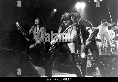 UFO UK/groupe de rock allemand sur 1980 Banque D'Images